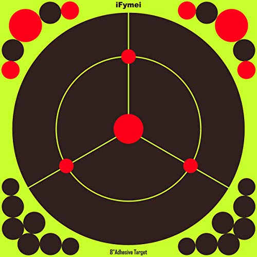 iFymei Shooting Targets Splatter Targets for Shooting Self Adhesive Reactive Paper Targets