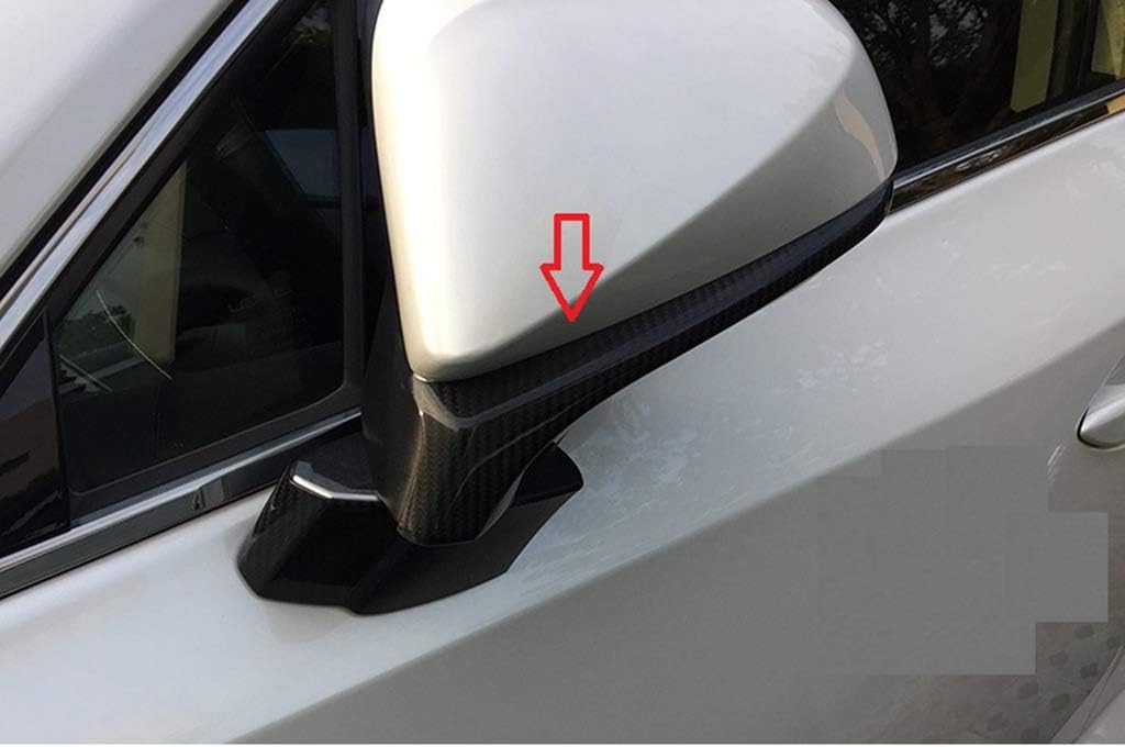 New Carbon Fiber Mirror Cover Trims 4PCS Compatible with Lexus NX NX200t NX300h 2014-2019