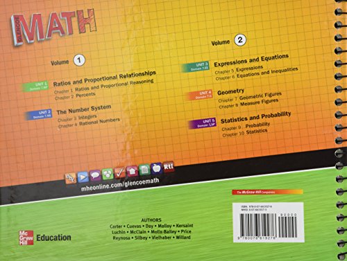 Glencoe Math, Course 2, Teacher Walkaround Edition, Volume 1 - Image 2