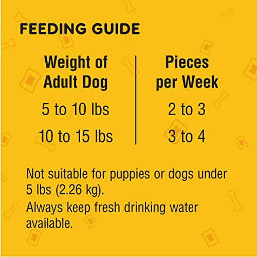 Image of Pedigree Mini Jumbone Small Dog Treats, Dog Bone Like Shell with Beef Flavor, 35 Treats (Pack of 2)