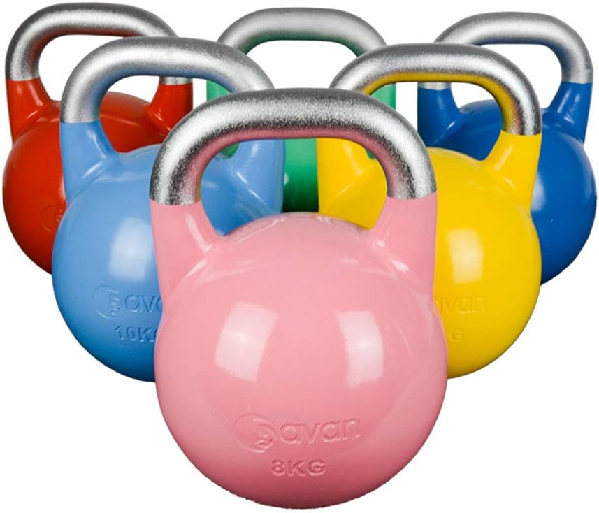 Solid Iron Kettlebells, Kettle Bell for Strength and Cardio Training - Household Deep Squat Arm Muscles Training Tool, Random Color ()