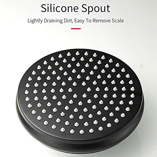 Mitigeur de douche effet pluie 8 pouces en laiton à fixation murale - 3