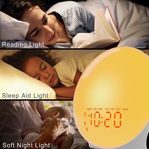 Jall K8 Wake Up Light Sunrise Alarm Clock thumb #6