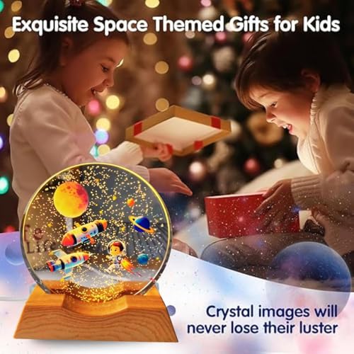 Image of 3D Acrylic LED Night Light - Warm White & Colorful Rocket Design with Durable Plastic Base, Decorative Table Lamp for Bedroom, Living Room, Kids Room, Study & Home Decor Gifting
