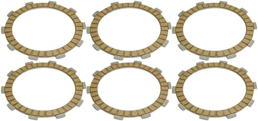 6PC Motorcycle Friction Clutch Disc Plates Fit For IT175 80-83 IT200 XT225 Serow 01-07 XT225WE 02-04