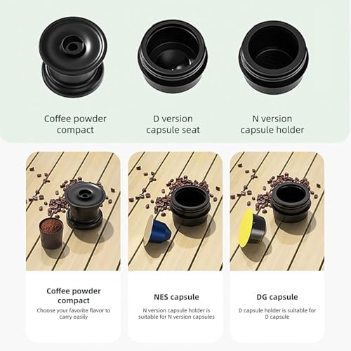 Cafetera portátil para auto con función de calentamiento 80 ml miniatura 7