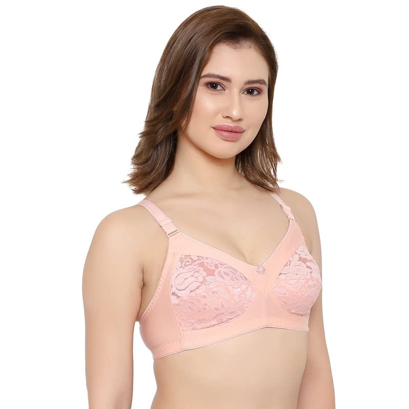 Image of Women Net Non-Padded Wire Free Regular Bra