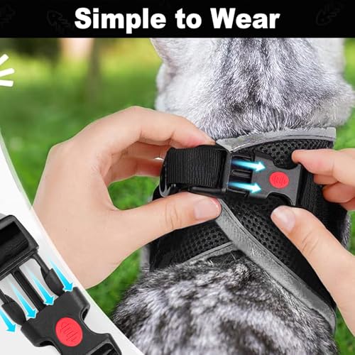 MingXpets-Cat-Harness-and-Leash-for-Walking-Retractable-Cat-Harnesses-and-Leash-Set-Escape-Proof-Breathable-Soft-Kitten-Small-Large-Harness-for-Travel-Training-and-Walking