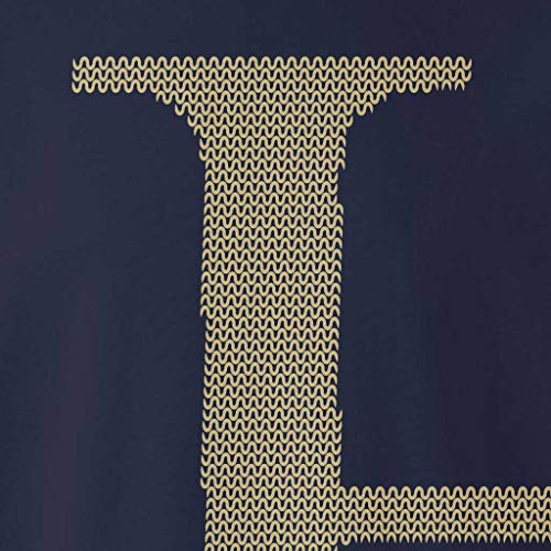 VictoryStore Wizard H Crewneck Sweatshirt (Navy, Medium)3