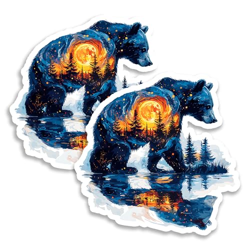 Imanes decorativos de vinilo 4 pulgadas, pack de 2 miniatura 1