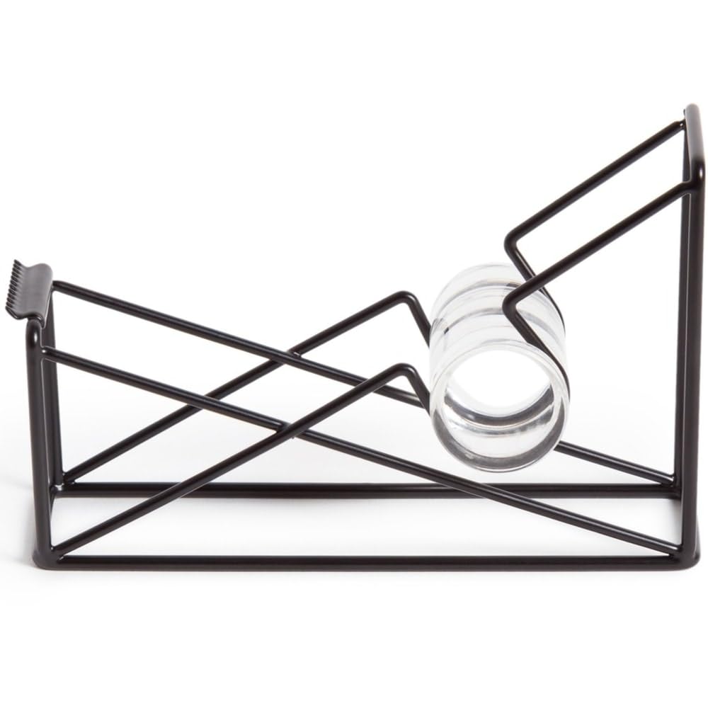 U Brands Vena Dozownik taśmy drucianej, metal, czarny, 1 szt