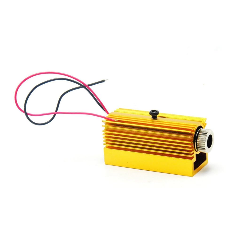 3in1 Dot/Line/Cross 650nm 200mW Red Laser Diode Module 5V w 12mm Heatsink/Holder