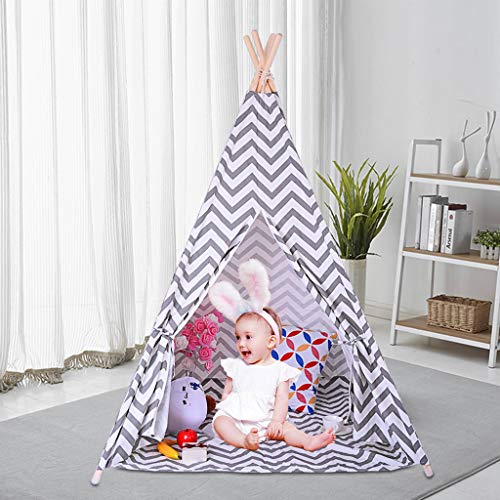 Toonshare Tents Teepee Tent for Kids, Play Tent for Boy Girl Indoor