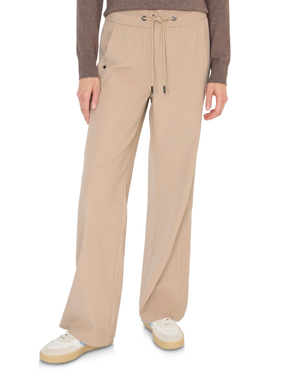 Cecil Damen Wide Leg Twill Hose 3817215