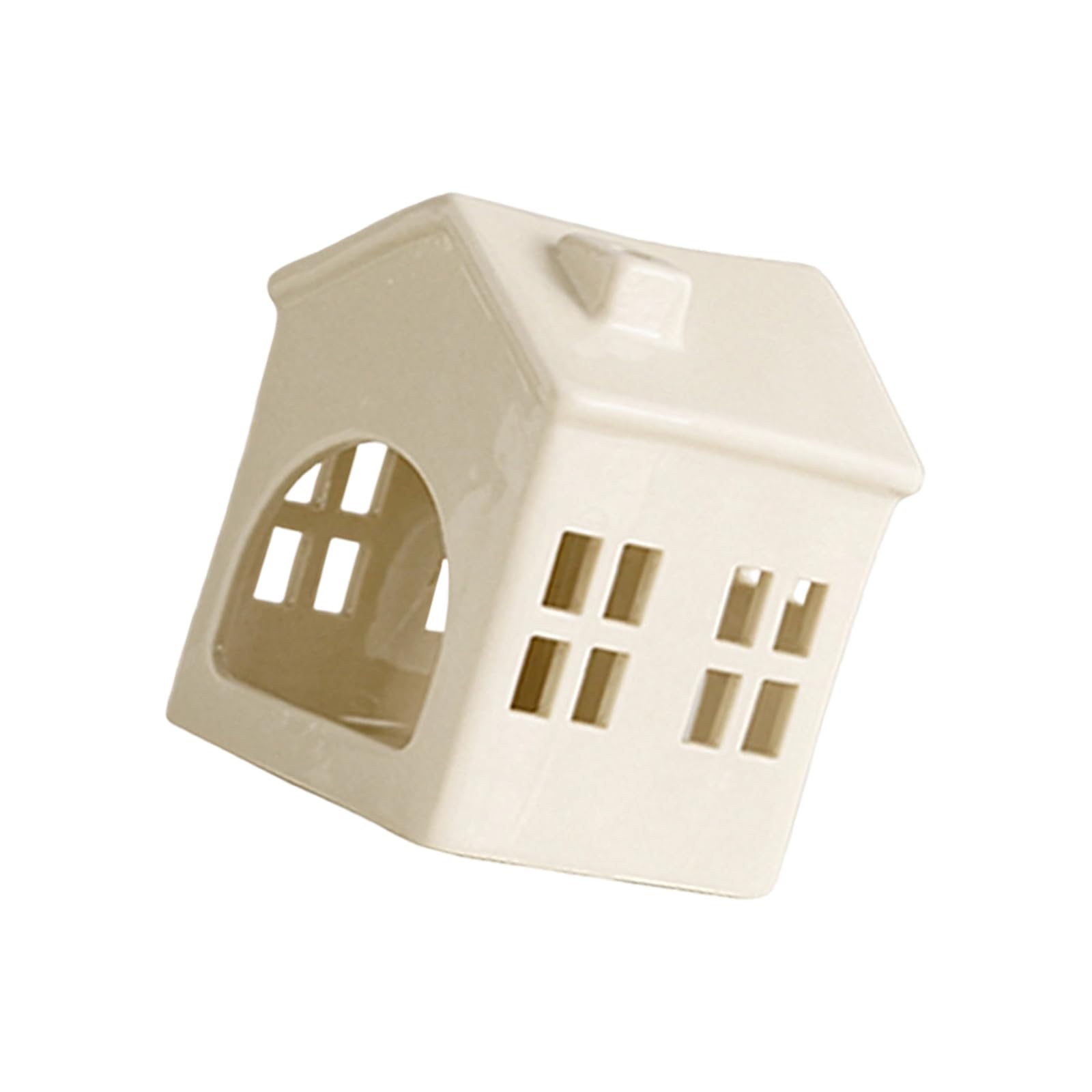 Christmas Holders for Centerpieces Ceramic Candlestick Home Decors Minis House Tealight Candleholders Tealight Votive