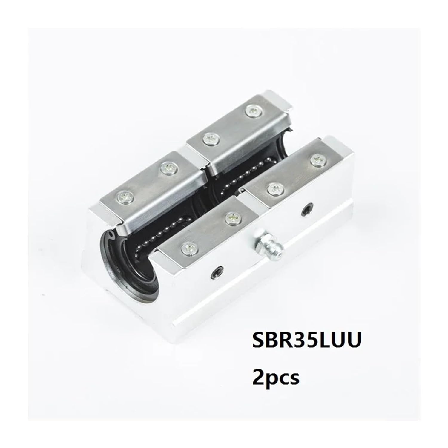 2pcs/lot SBR35LUU SME35LUU Bearing Open Type Linear Ball Motion Bearing Blocks for SBR35 35mm Linear Guide Rail