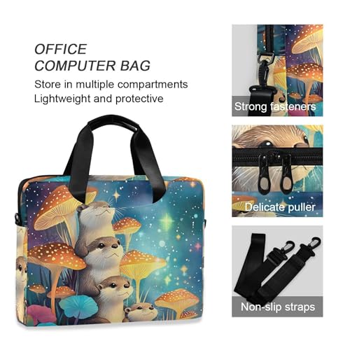 Bolsa para portátil ALAZA Otter Rushroom Starry 13-15.6'' miniatura 5