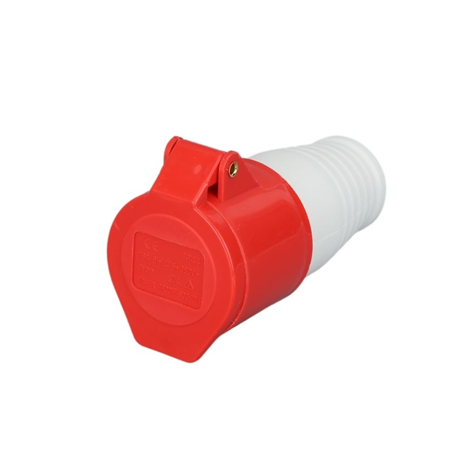 MUYTQAERG 16A 4 PIN Industrial Field Socket/Plug IP44 3P+E 380~415V Waterproof Male and Female Connector Power Plug Socket(214 16a 4pin)