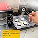 JETKONG Dispensador de harina de azúcar en polvo con mango de acero inoxidable 18 Imagen de JETKONG Dispensador de harina de azúcar en polvo con mango de acero inoxidable 18