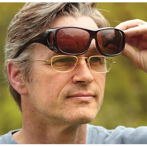 Guide's Choice Polarized Fit Over Sunglasses, 2 Pairs MED.SQUARED2