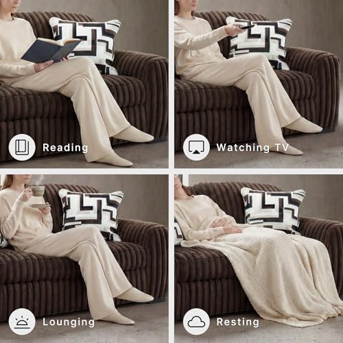 Image of Signature Design by Ashley Midnight-Madness Loveseat with Reversible Cushions, Accent Pillows, Fabric Upholstery, 72 inch W x 41 inch D x 40 inch H, Dark Brown