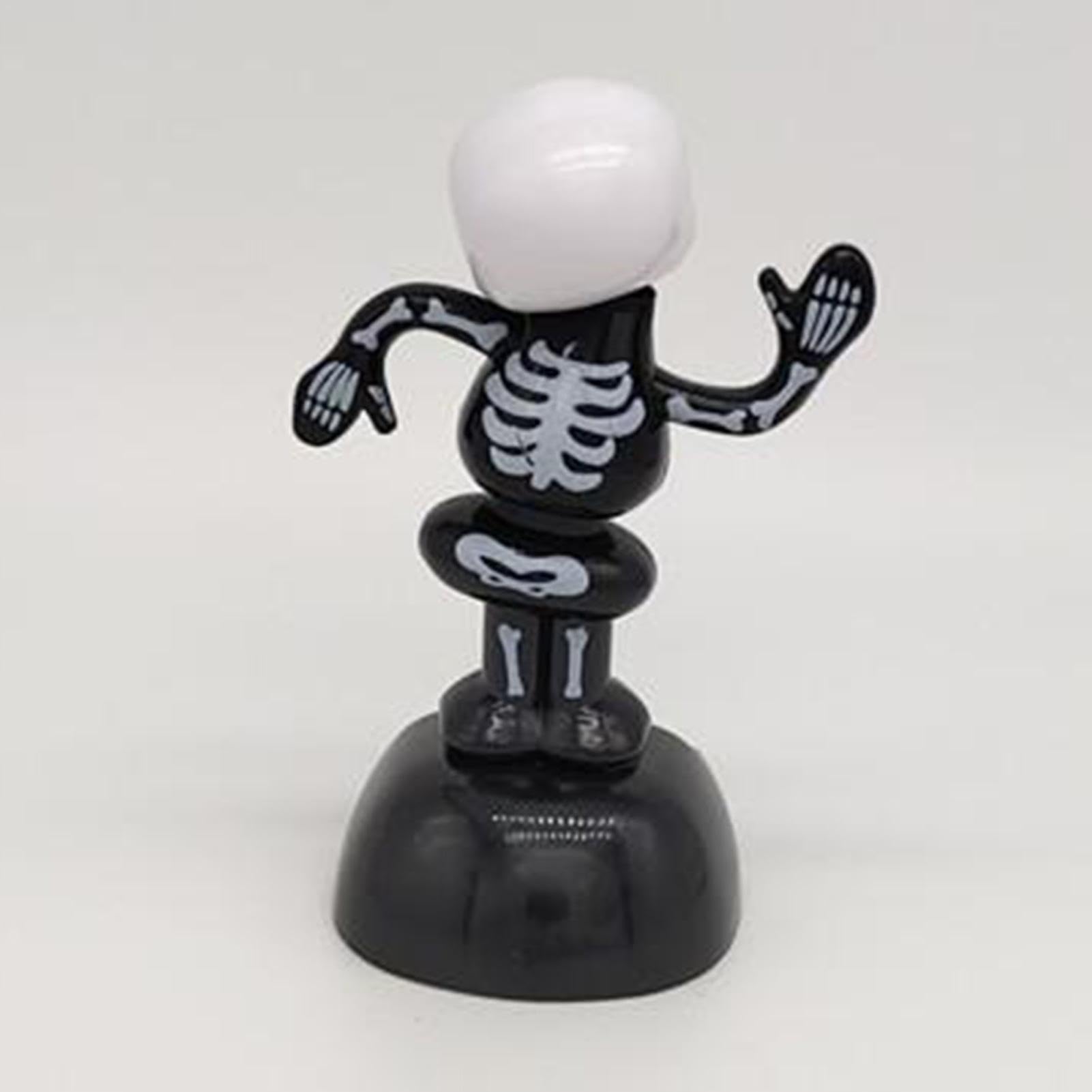 Generico Scheletro Di Auto Ad Energia Solare - Ornamento Di Scheletro Per Cruscotto 'auto | Figure Danzanti Solari | Giocattoli Per Cruscotto Auto In Movimento