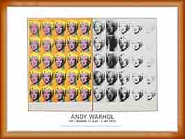 額装品/Marilyn Diptych 1962/アンディ ウォーホル Marilyn Diptych 1962 exhibition（アンディ ウォーホル） 額装