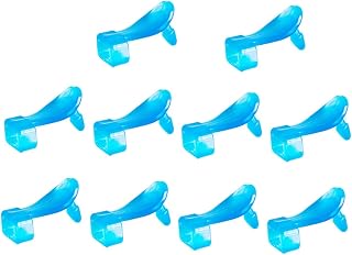 CORHAD 100 Pçs Máscara Protetora Fivela Folha Para O Rosto Acessórios Faciais Fivela De Ajuste De Capa De Rosto Fivela De Laço De Orelha Fivela De Filme Facial Transparente