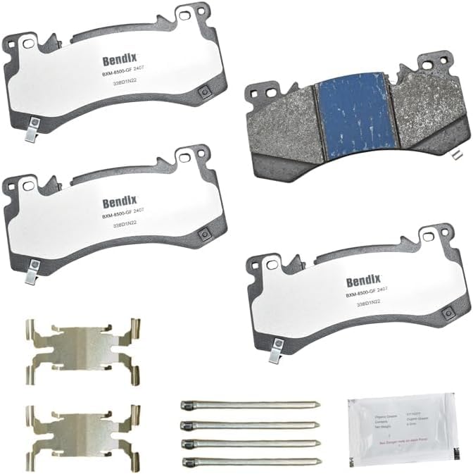 Image of Bendix Fleet Metlok PBD2407 Semi-Metallic Front Brake Pads for Select Models Cadillac CT5,Escalade,Escalade ESV,Chevrolet Silverado 1500,Suburban,Tahoe,GMC Sierra 1500,Yukon,Yukon XL