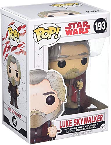 Funko Pop! Star Wars: The Last Jedi - Luke Skywalker #193 Vinyl Figure (Bundled with Pop Box Protector CASE)