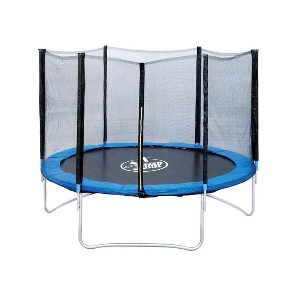 Sport1 Tappeto Elastico Diametro 244 cm/Rete di Protezione Altezza 150 cm con zip ingress /Impermeabile resistente ai raggi UV/Struttura in Acciaio Galvanizzato/Facile Montaggio/Made in USA