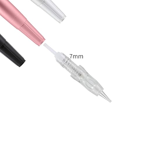 Miniatura 7 de Mellie Microblading - Máquina inalámbrica de tatuaje de maquillaje permanente para cejas en polvo, sombreado, microsombreado, máquina de cejas