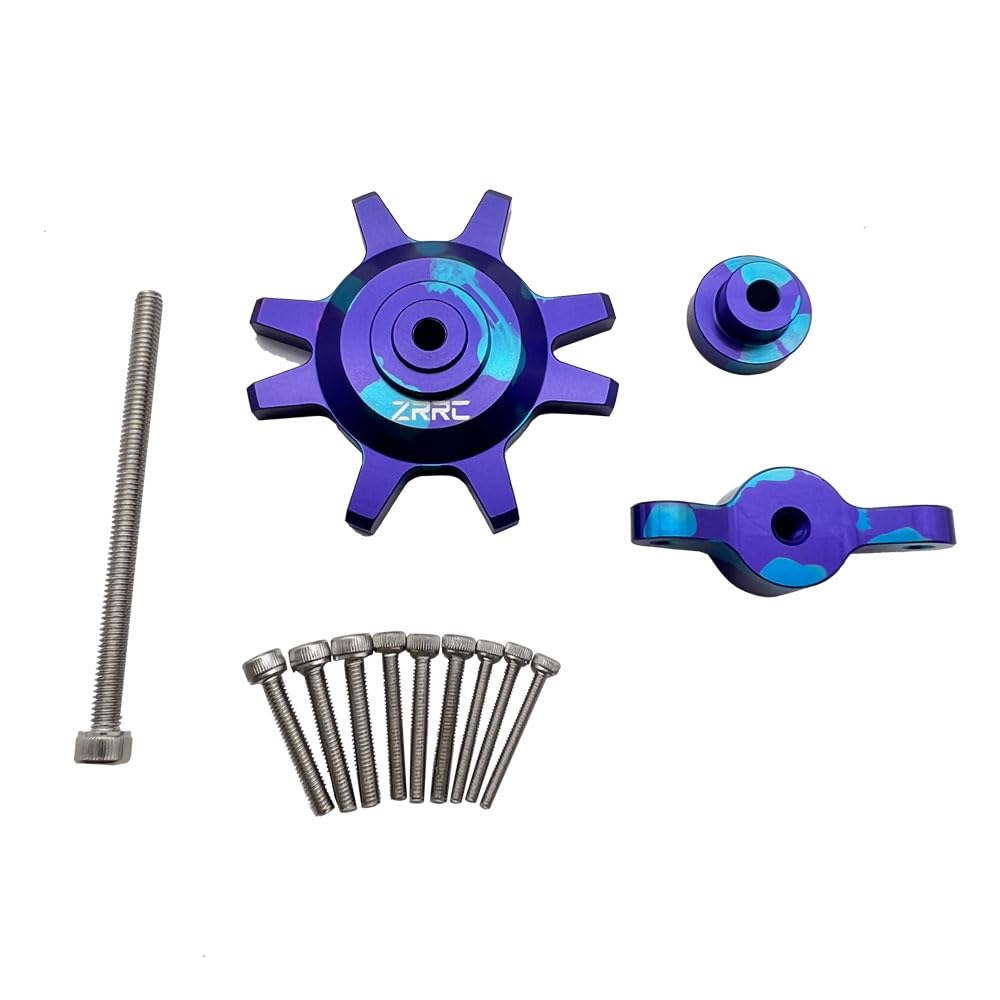 ZRRC 1.9/2.2 inch RC Beadlock Wheels Tool/Removal Tool Fits for 1/10 Traxxas TRX4 TRX6 Crawler Axial SCX10 Capra Redcat Beadlock Hub Wheel(Brilliant Colour)