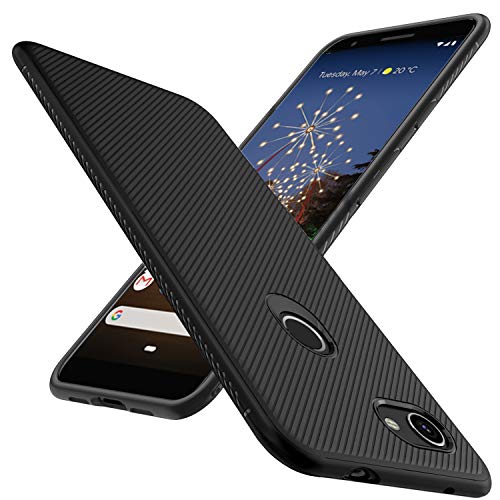 Toppix Case for Google Pixel 3A XL, Soft TPU Bumper Flexible [Shock Absorption]