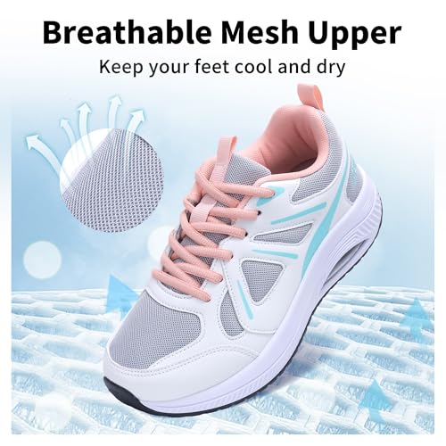 Image of AOV Women Arch Support Walking Shoes Orthotic Sneakers for Plantar Fasciitis Foot and Heel Pain Relief Tennis Shoes