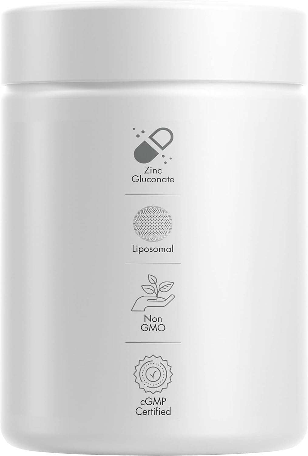 Codeage Liposomal Zinc Supplement – 3 Month Supply – One Per Day - 50 mg Zinc Gluconate Vitamin Pills - Essential Mineral Supplements Zinc Plus Liposomal Delivery Matrix – Vegan Non-GMO - 100 Capsules : Health & Household