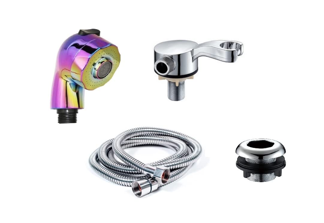 Hairstore Eye-Catching Dual 2 Function Salon Backwash Shower Head Hair Spray Sprayer Salon Hairdresser Sink Basin Hose With 2 Holders Types