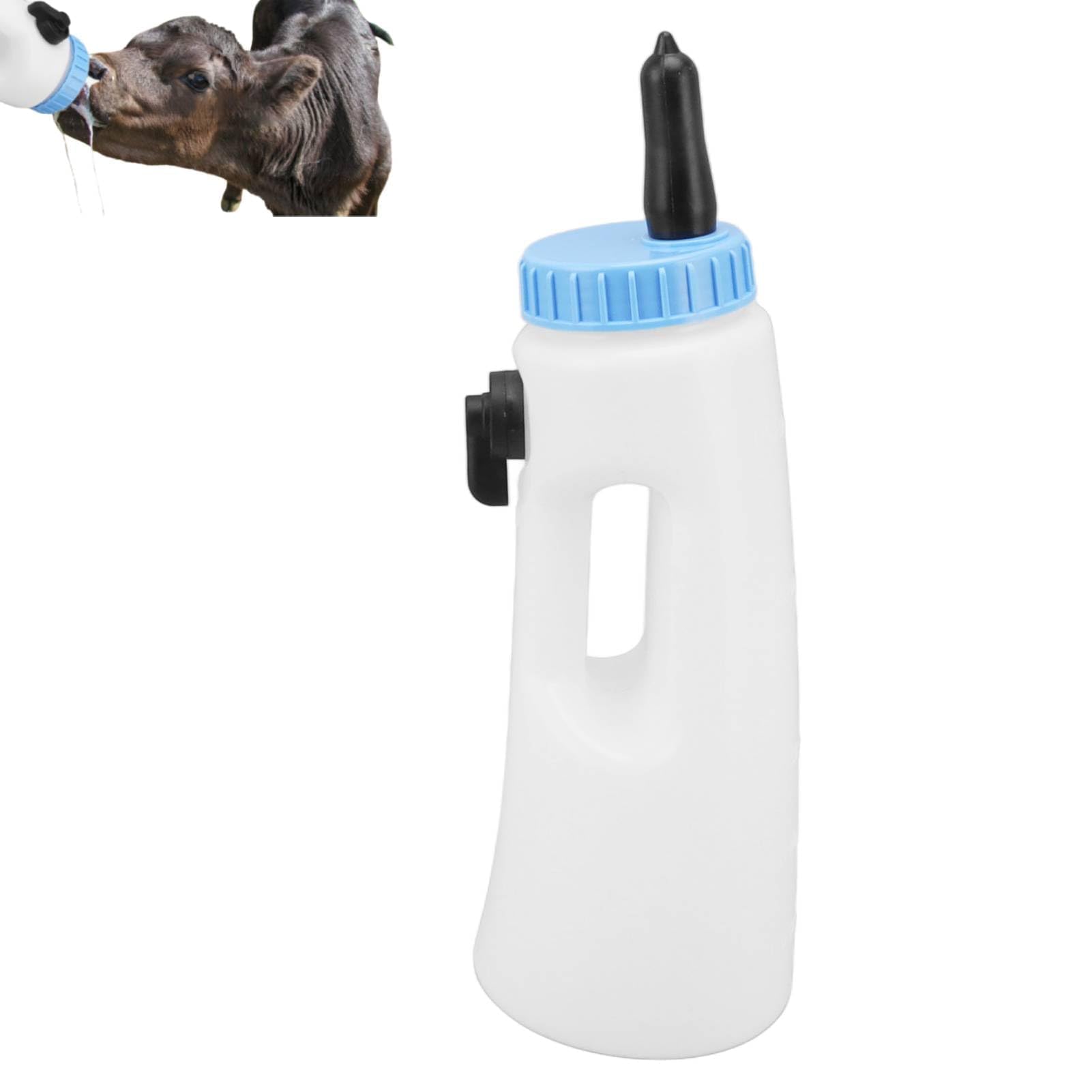 Biberon pour Veau, biberon Chaton, biberon de Lait d'agneau de 2,5 L biberon d'allaitement pour Veau biberon d'allaitement pour Veau biberon d'allaitement Vertical avec poignée pour agneaux
