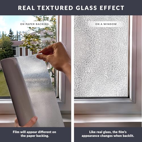 Película de privacidad decorativa para ventana 36 x 72 pulg miniatura 5