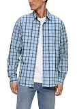 Kentkragen s.Oliver Herren Hemd Langarm Blue L