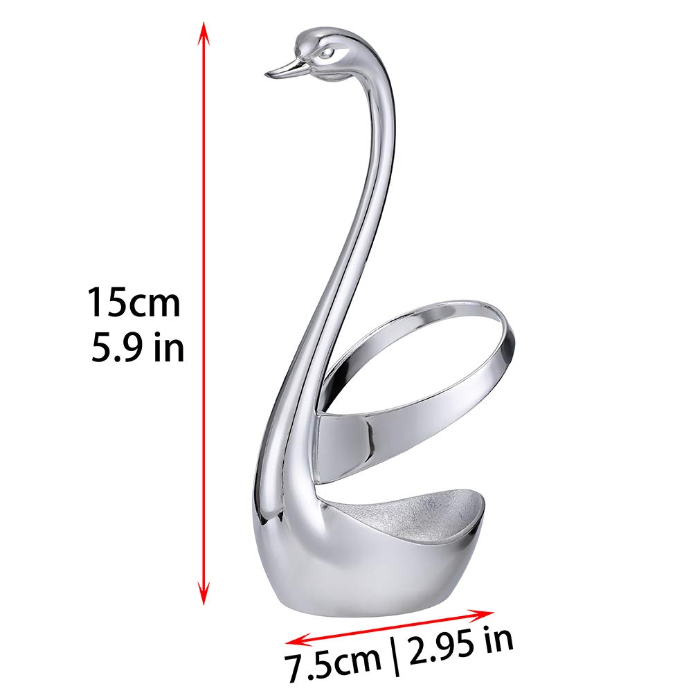 AnSaw Lot De 20 Mini Cuillères à Café Et Fourchettes à Dessert En Acier