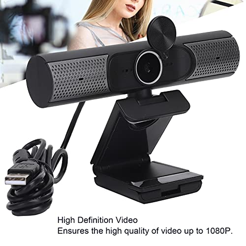 Tangxi 1080P USB-Webkamera, HD 1080P High-Definition-Computerkamera mit Dual-Mikrofonabdeckung, Plug-and-Play, für Zuhause/Büro/Klasse – Bild 4