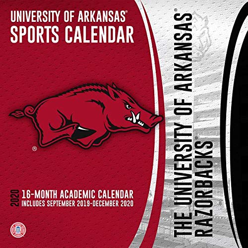The University of Arkansas Razorbacks 2020 Calendar
