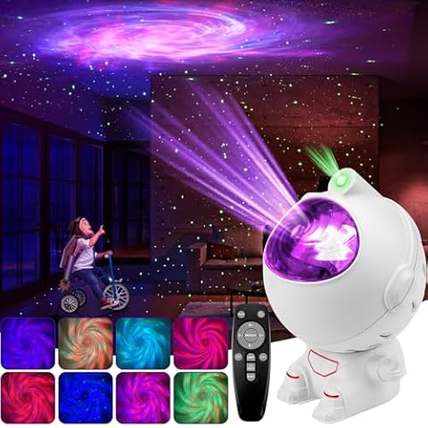 Astronaut Galaxy Star Projector with Remote Control Cover