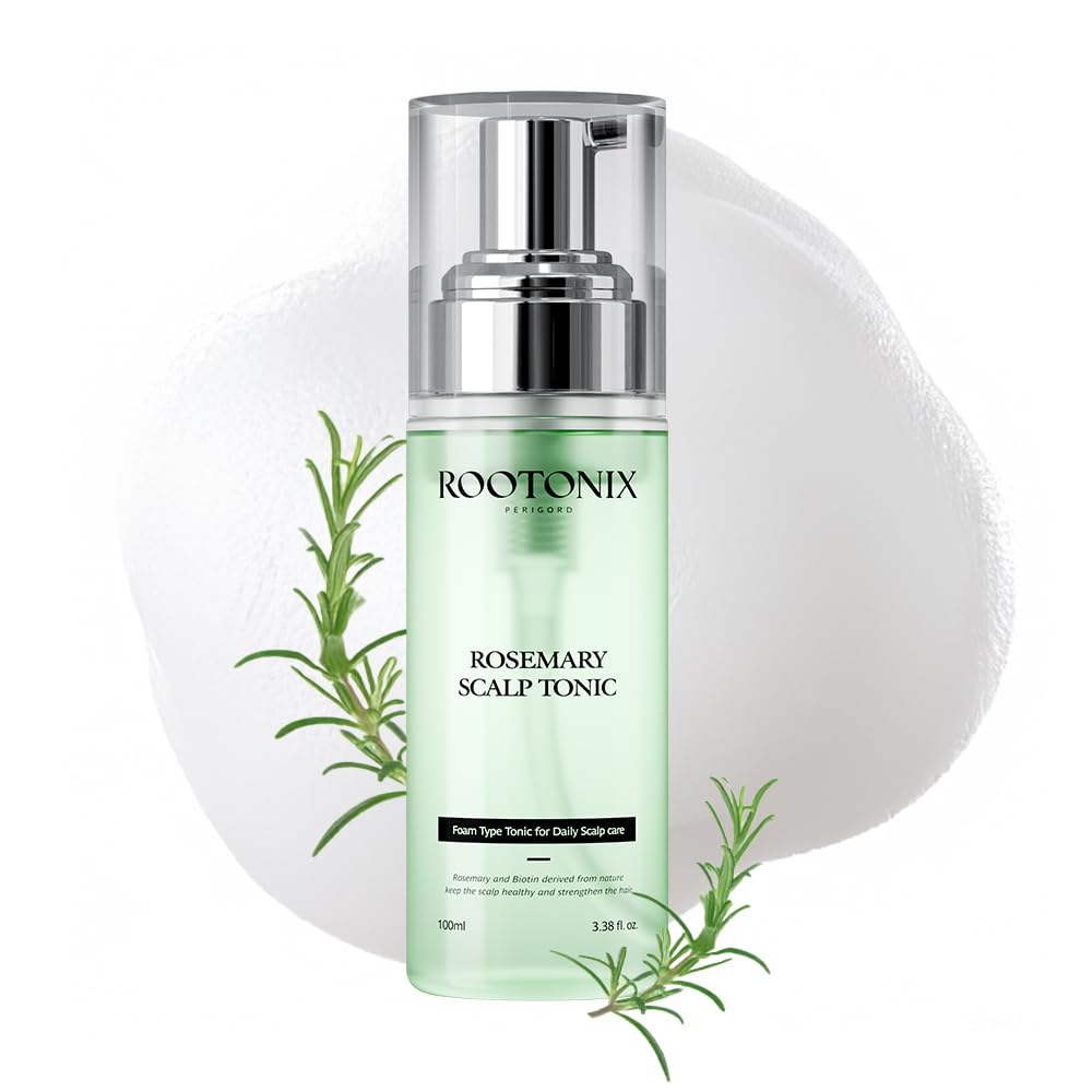 ROOTONIX Rosemary Scalp Tonic, Hair Growth Treatment with Biotin, 3.38 fl oz