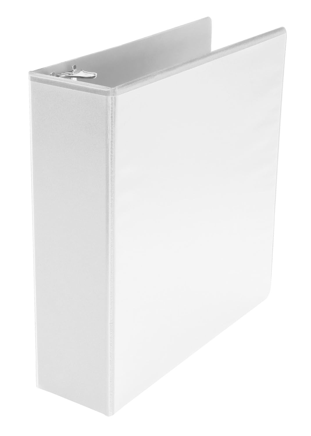 School Smart D Ring View Binder, Polypropylene, 3 Inches, White