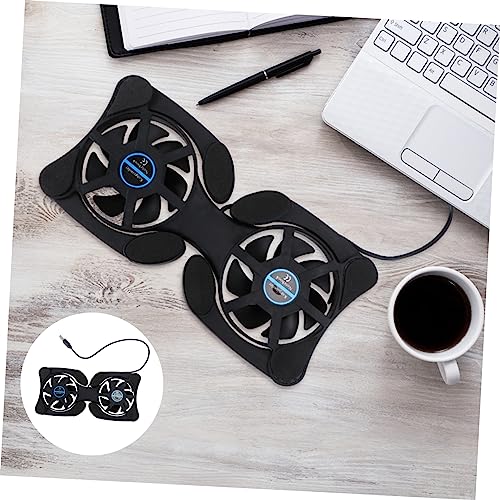 Base enfriadora portátil para notebook plegable con ventiladores USB miniatura 4