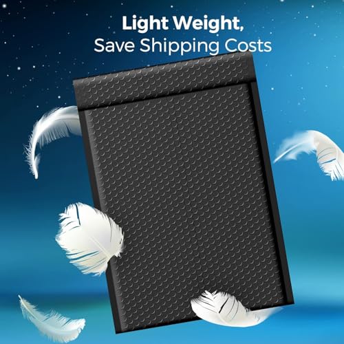 Image of Fuxury Black Bubble Mailers 10.5x16 inch Padded Envelopes 3750Pack Bulk Strong Adhesion Full Pallet of Padded Mailers Thick Bubble Envelopes for Small Business Mailing Books Clothes Makeup Supplies