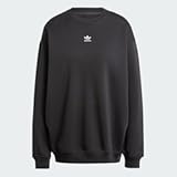 Female Women's ESS Crew FL OS Black/LL US, L L