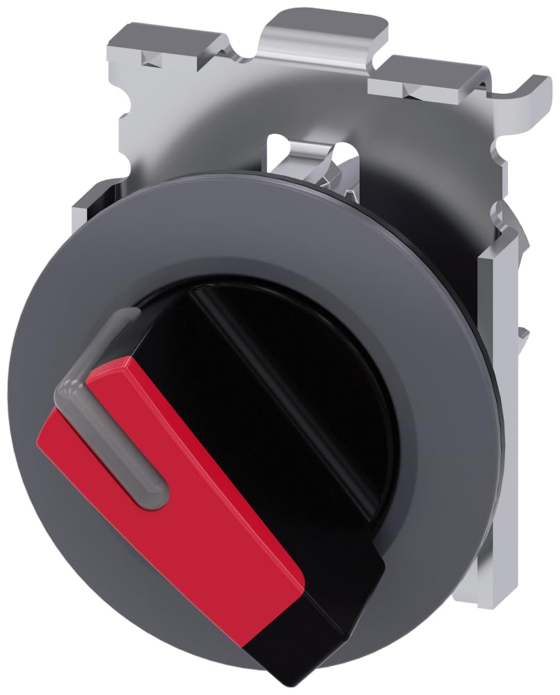 Selector rond rouge Siemens Sirius bouton manecilla courtes commande